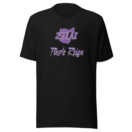 Adult 256 LAX Bella + Canvas T-shirt | Purple Reign