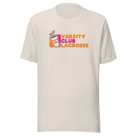Adult Varsity Club Lacrosse Bella + Canvas T-shirt - Dunkies