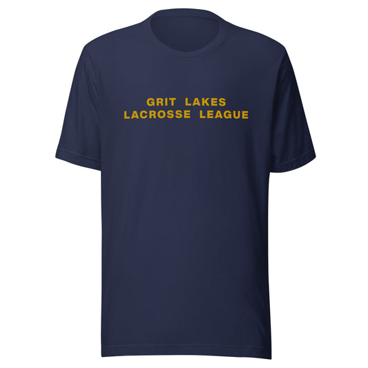 Adult Varsity Club Lacrosse Bella + Canvas T-shirt - Grit Lakes
