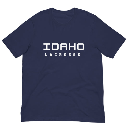 Adult Idaho Lacrosse Bella + Canvas Short Sleeve Cotton Tee