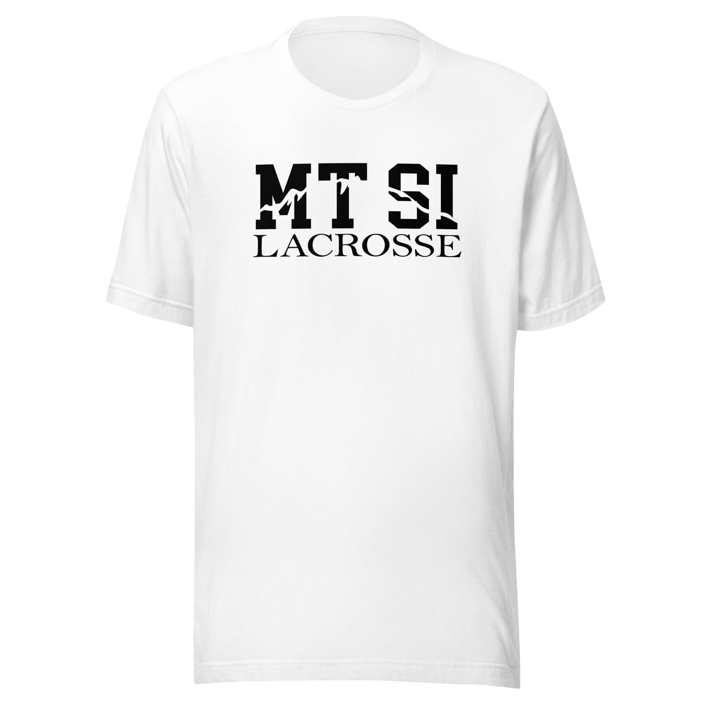 Adult Mount Si Lacrosse Bella + Canvas T-shirt