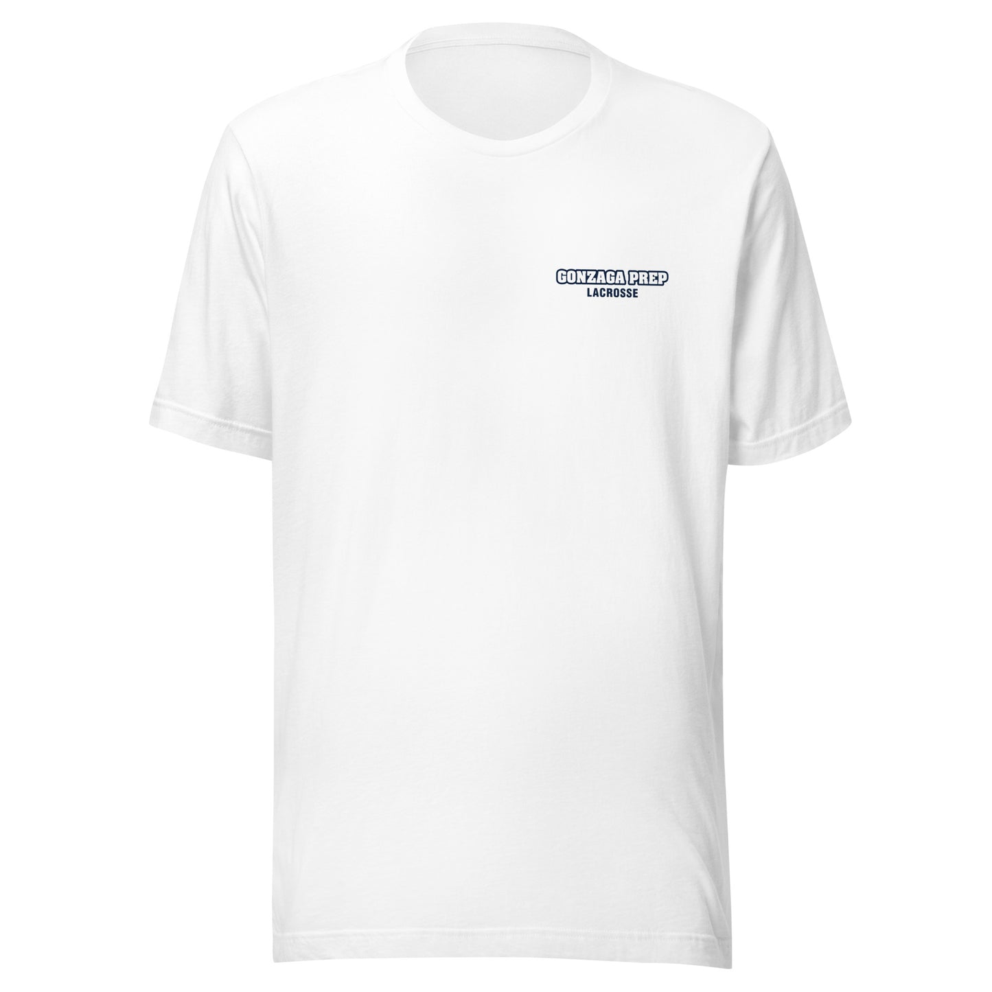 Adult Gonzaga Prep Lacrosse Bella + Canvas T-shirt