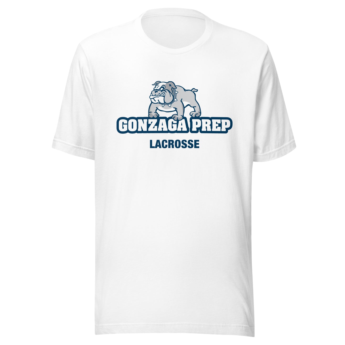 Adult Gonzaga Prep Lacrosse Bella + Canvas T-shirt