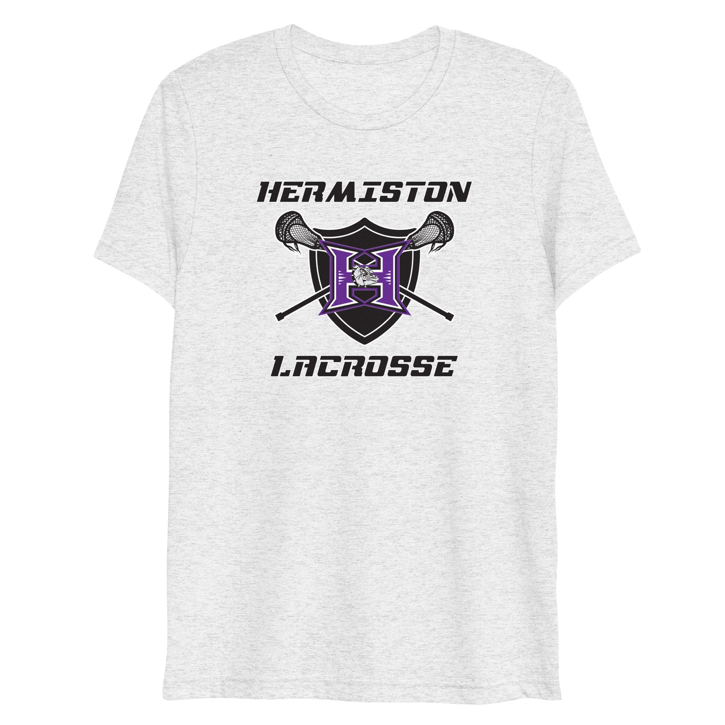 Adult Hermiston Lacrosse Bella + Canvas Tri-Blend T-shirt