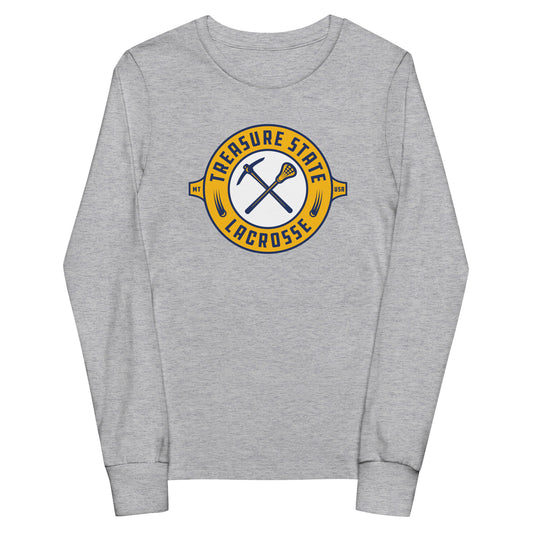 Youth Treasure State Lacrosse Bella + Canvas Long Sleeve Shirt