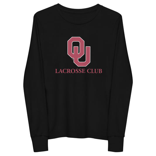Youth Oklahoma University Lacrosse Long Sleeve Shirt