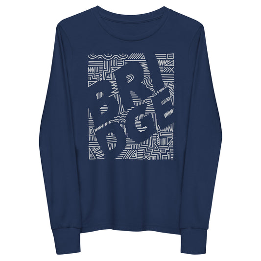 Youth Bridge Lacrosse Bella + Canvas Long Sleeve Tee