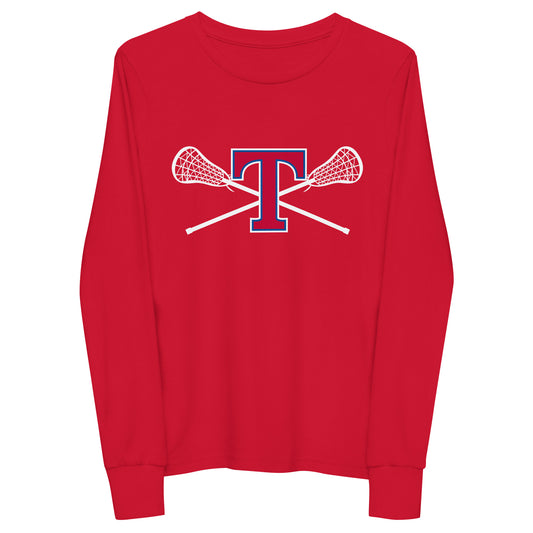 Youth TMHS Lacrosse Bella + Canvas Long Sleeve Shirt