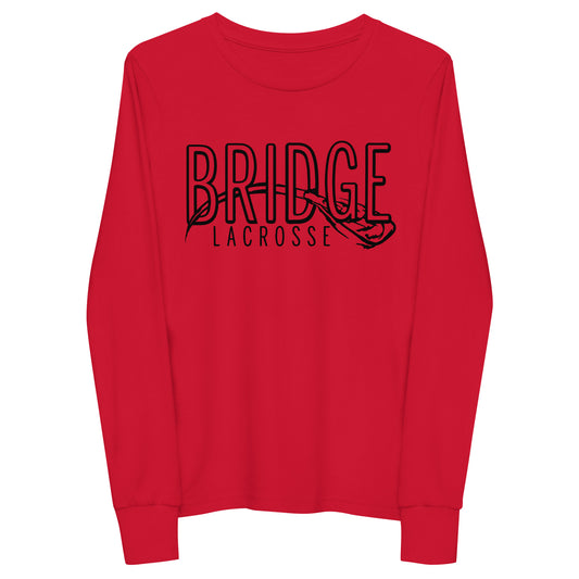 Youth Bridge Lacrosse Bella + Canvas Long Sleeve Tee