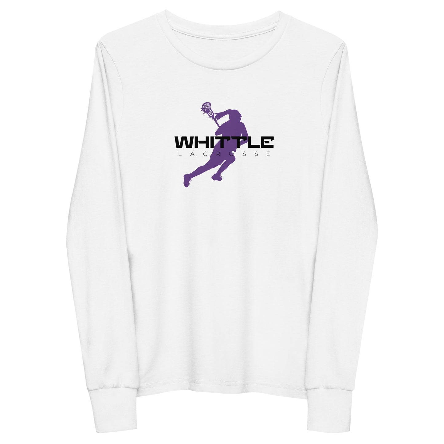 Youth Whittle Lacrosse Gildan Long Sleeve Tee