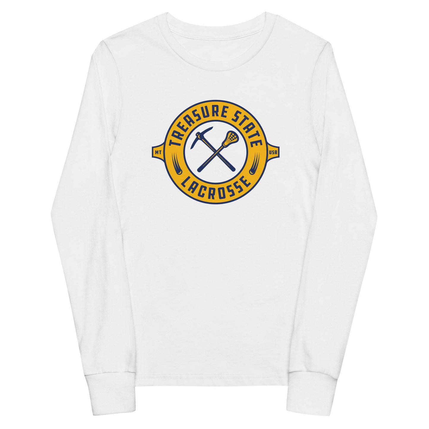 Youth Treasure State Lacrosse Bella + Canvas Long Sleeve Shirt