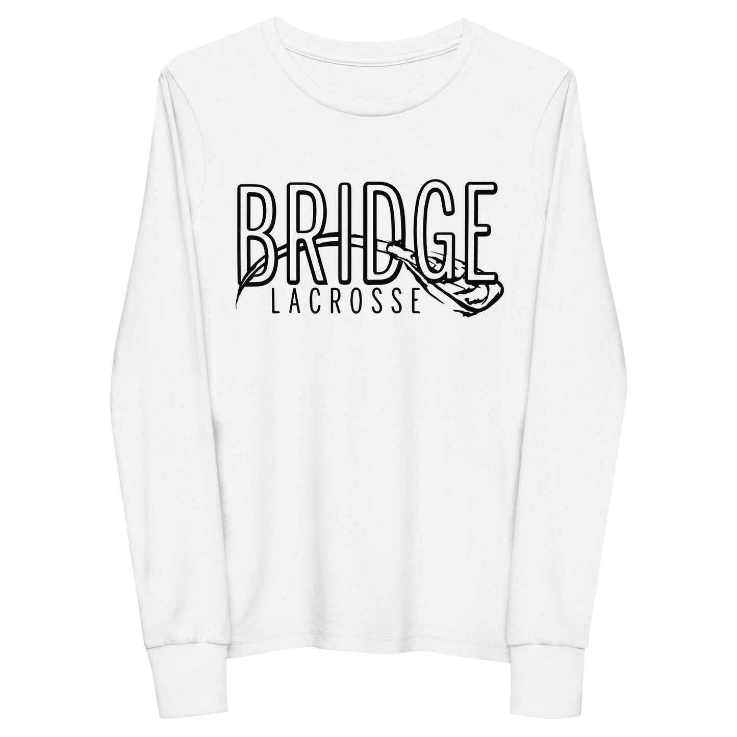 Youth Bridge Lacrosse Bella + Canvas Long Sleeve Tee