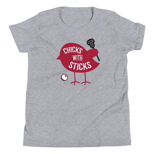 Youth Sherwood Lacrosse Bella + Canvas Short Sleeve T-Shirt | Chicks