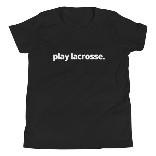 Youth play lacrosse Short Sleeve T-Shirt