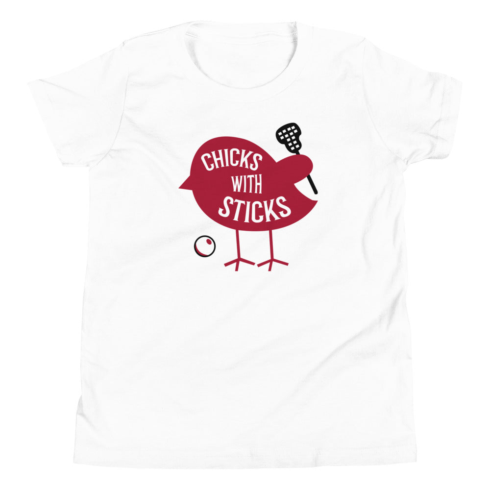 Youth Sherwood Lacrosse Bella + Canvas Short Sleeve T-Shirt | Chicks