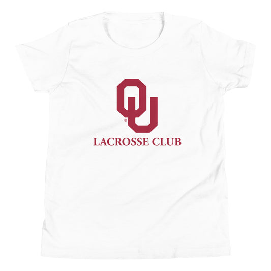 Youth Oklahoma University Lacrosse Bella + Canvas Short Sleeve T-Shirt