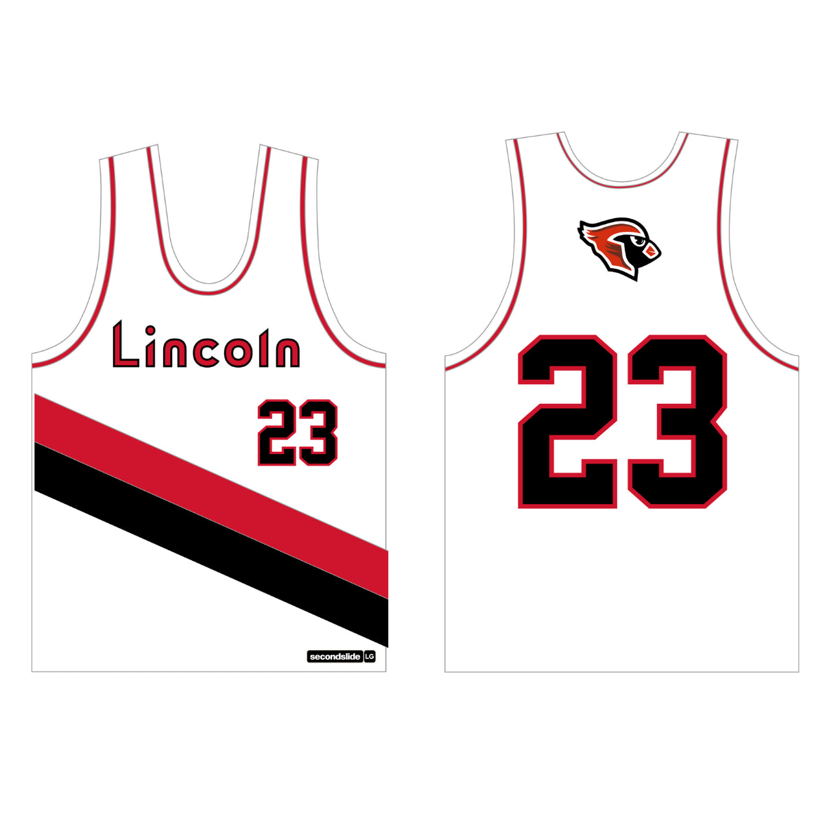 Lincoln Lacrosse Reversible Pinnie - 3rd/4th Grade