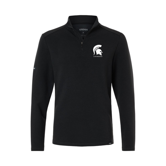 Skyline Spartans Lacrosse Legends Scuba Quarter-Zip — Black
