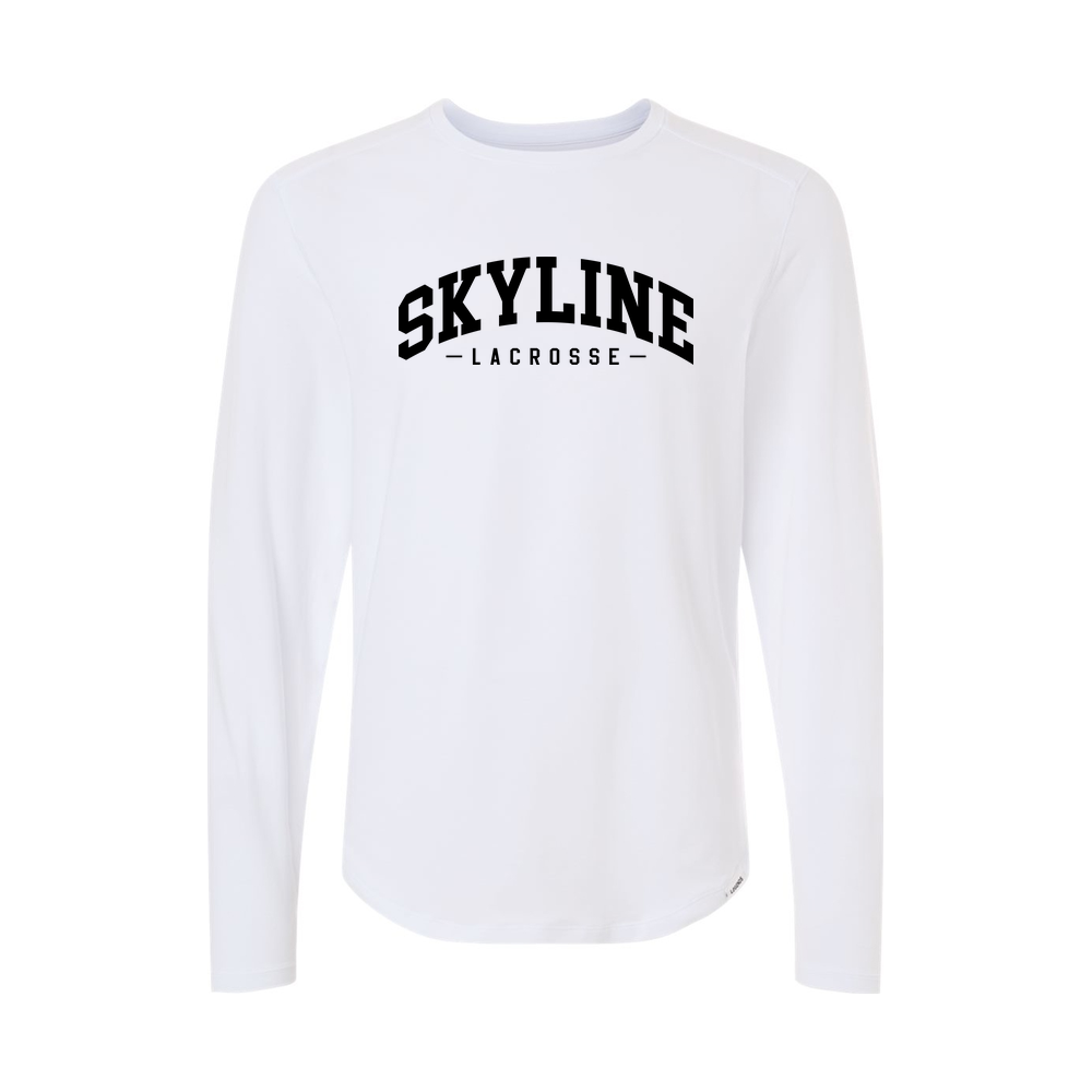 Skyline Spartans Lacrosse Legends Aviation Long-Sleeve Tee — White