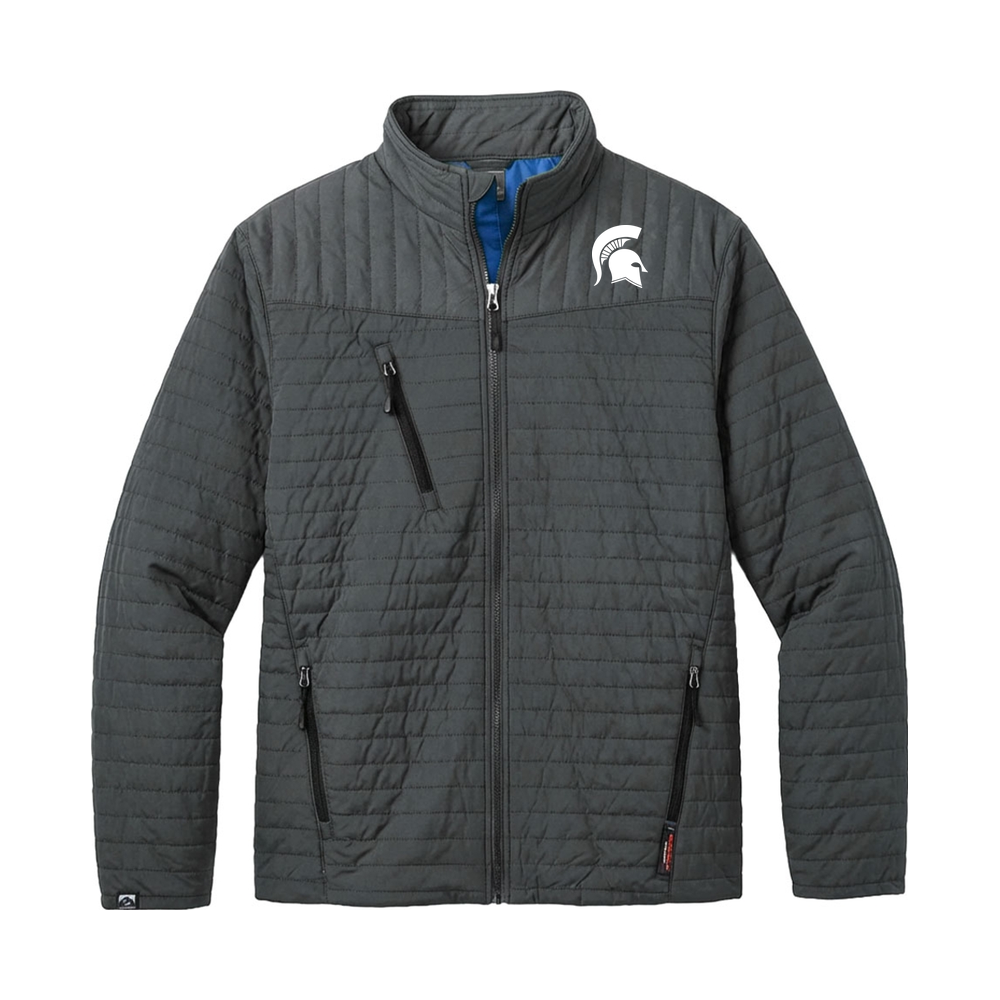 Skyline Spartans Lacrosse Storm Creek Front Runner Jacket — Jet Gray