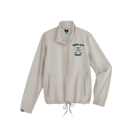 Winter Club Women's Outdoer Pullover – Sand approved product mockup