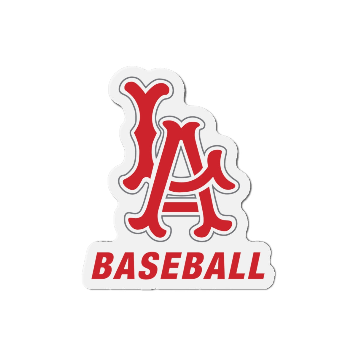 Los Alamitos High School Baseball Die-Cut Magnet