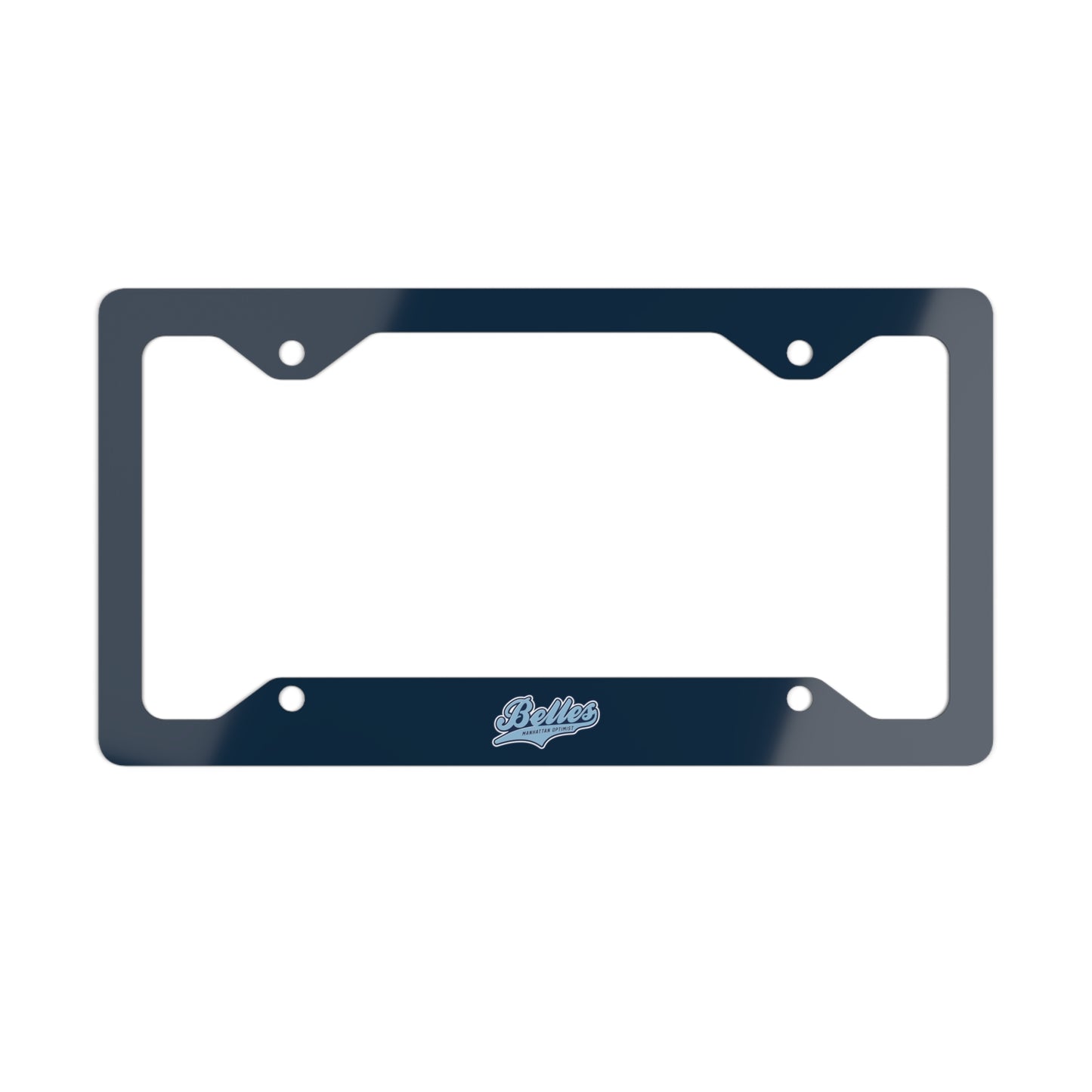 Manhattan Optimist Belles Metal License Plate Frame