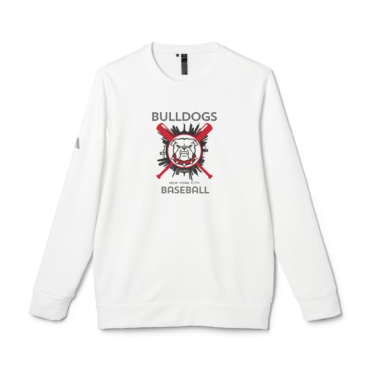 Adult Bulldogs Ball Adidas Fleece Crewneck Sweatshirt