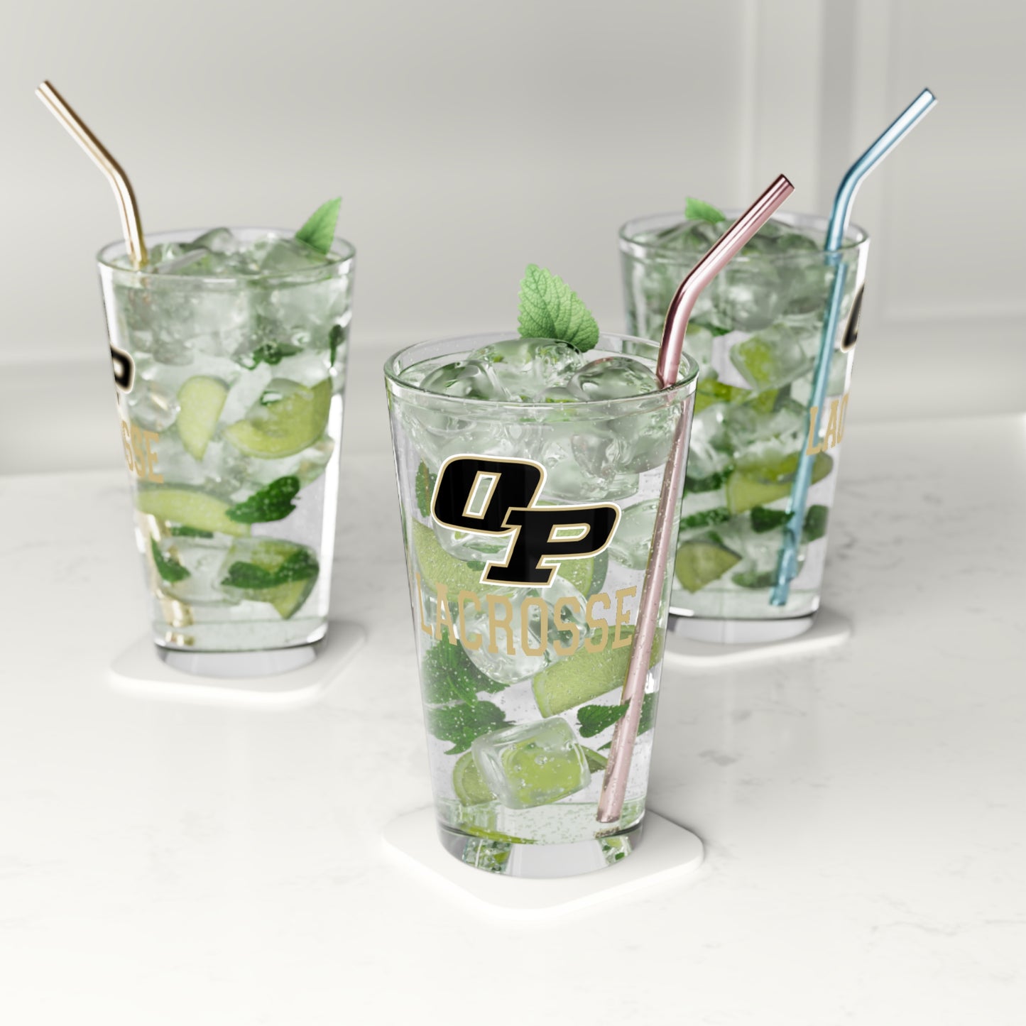 OP Lacrosse Pint Glass
