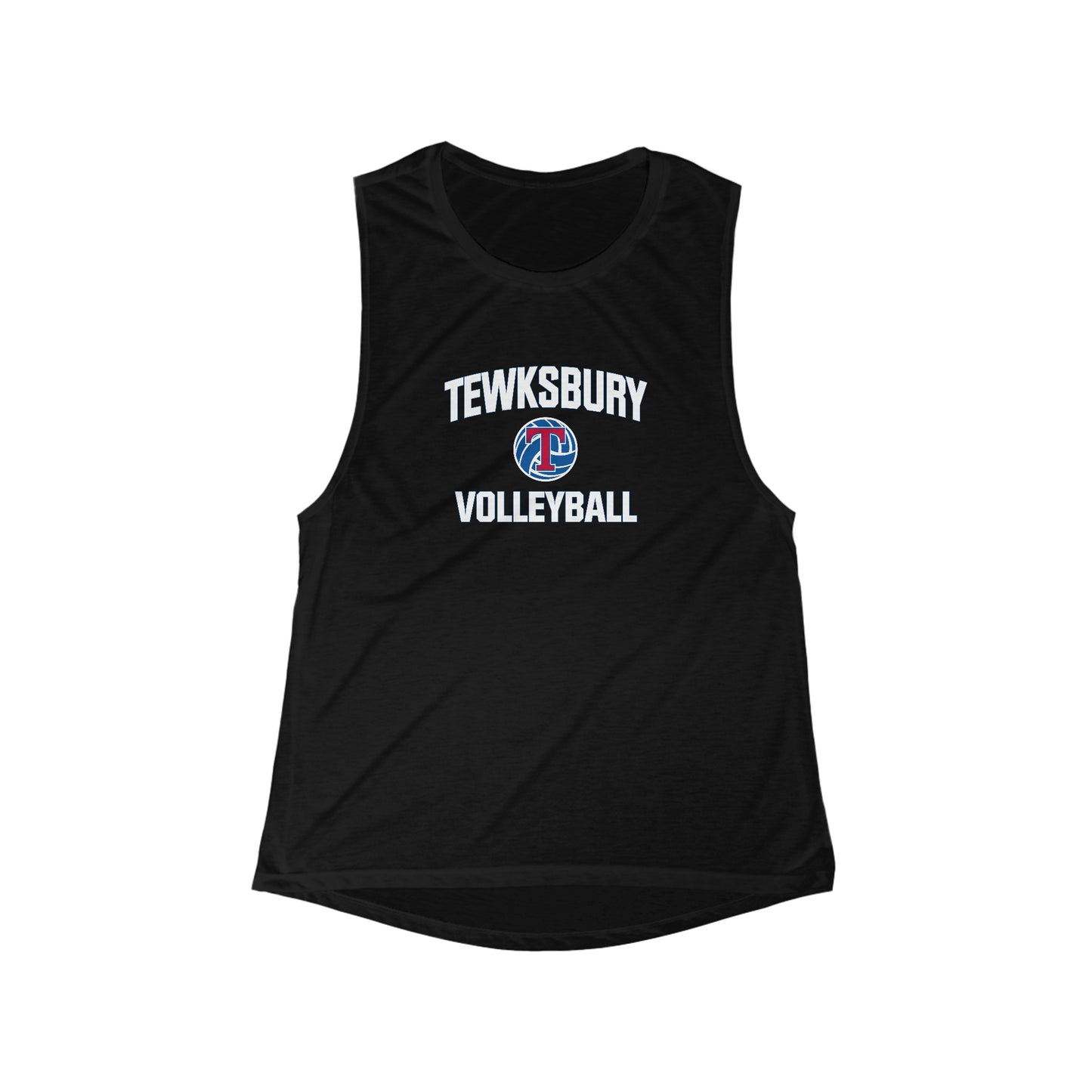 Women's Tewksbury Volleyball Bella + Canvas Flowy Scoop Sport Tank