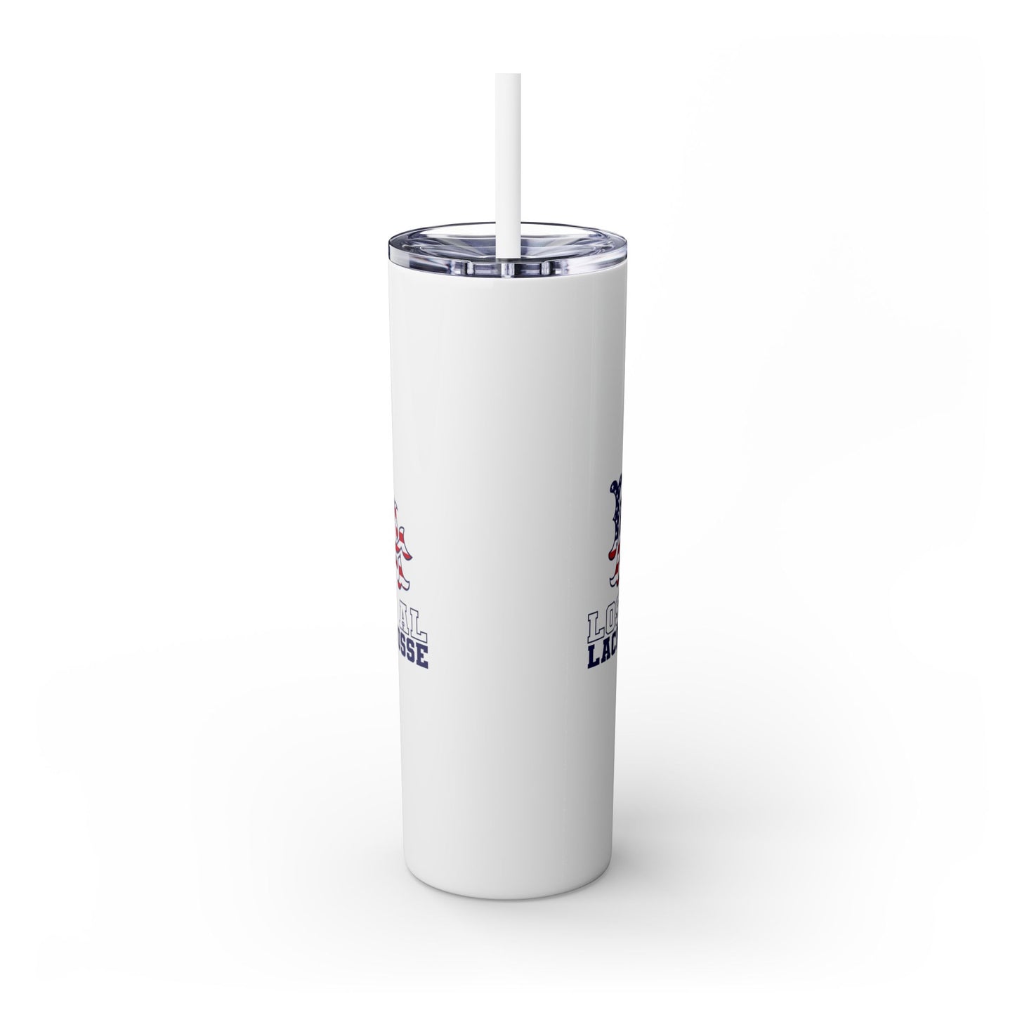 LA Lacrosse Skinny Tumbler with Straw (20oz)