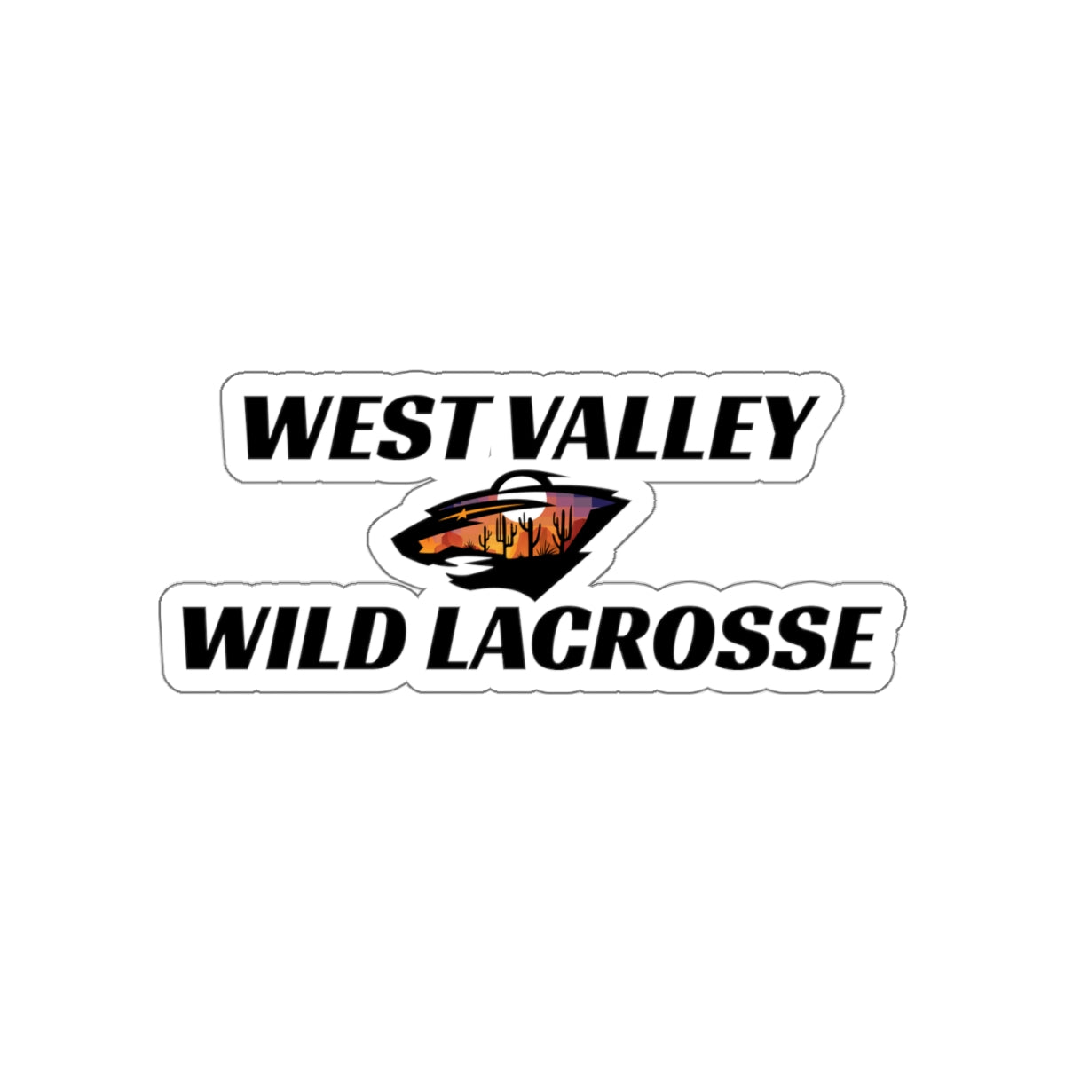 WVW Lacrosse Die-Cut Stickers