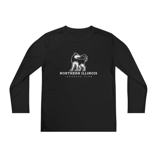 Youth NIU Lacrosse Sport-Tek Performance Long Sleeve Shirt
