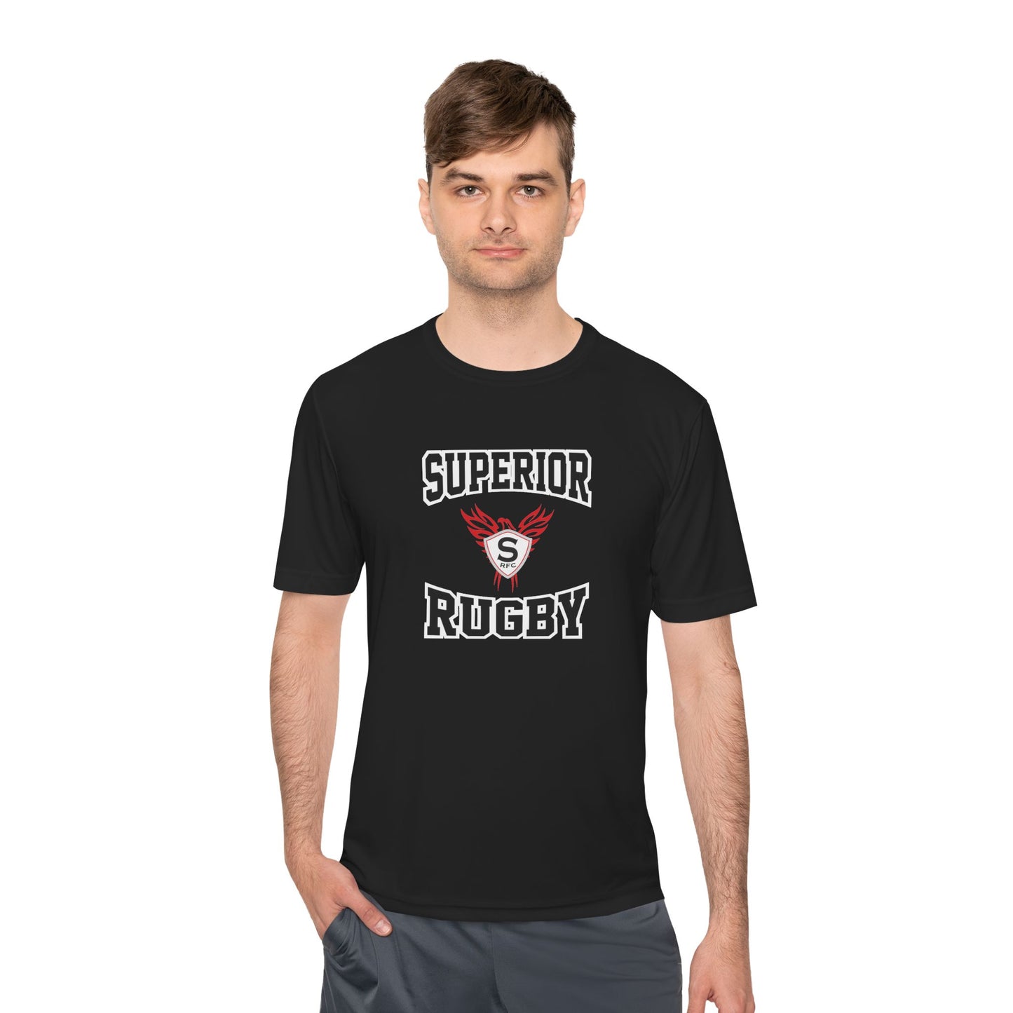 Adult Superior Rugby Football Sport-Tek Performance Tee