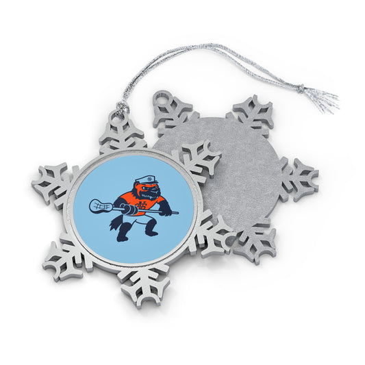 North Stafford Pewter Snowflake Ornament