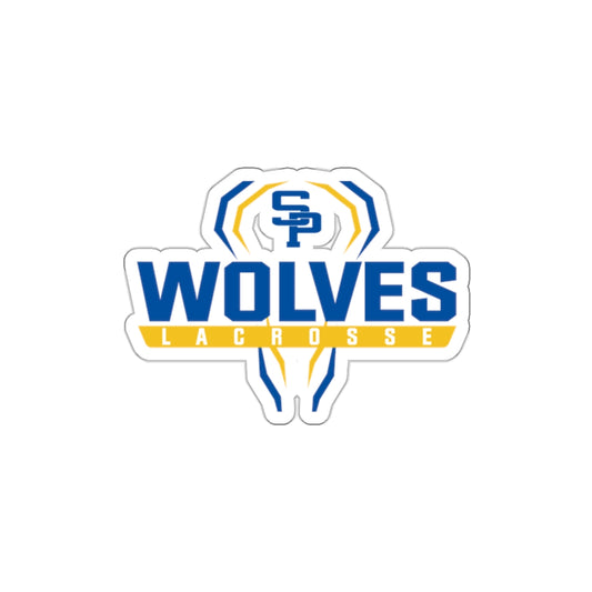 Saint Paul's Wolves Lacrosse Die Cut Stickers
