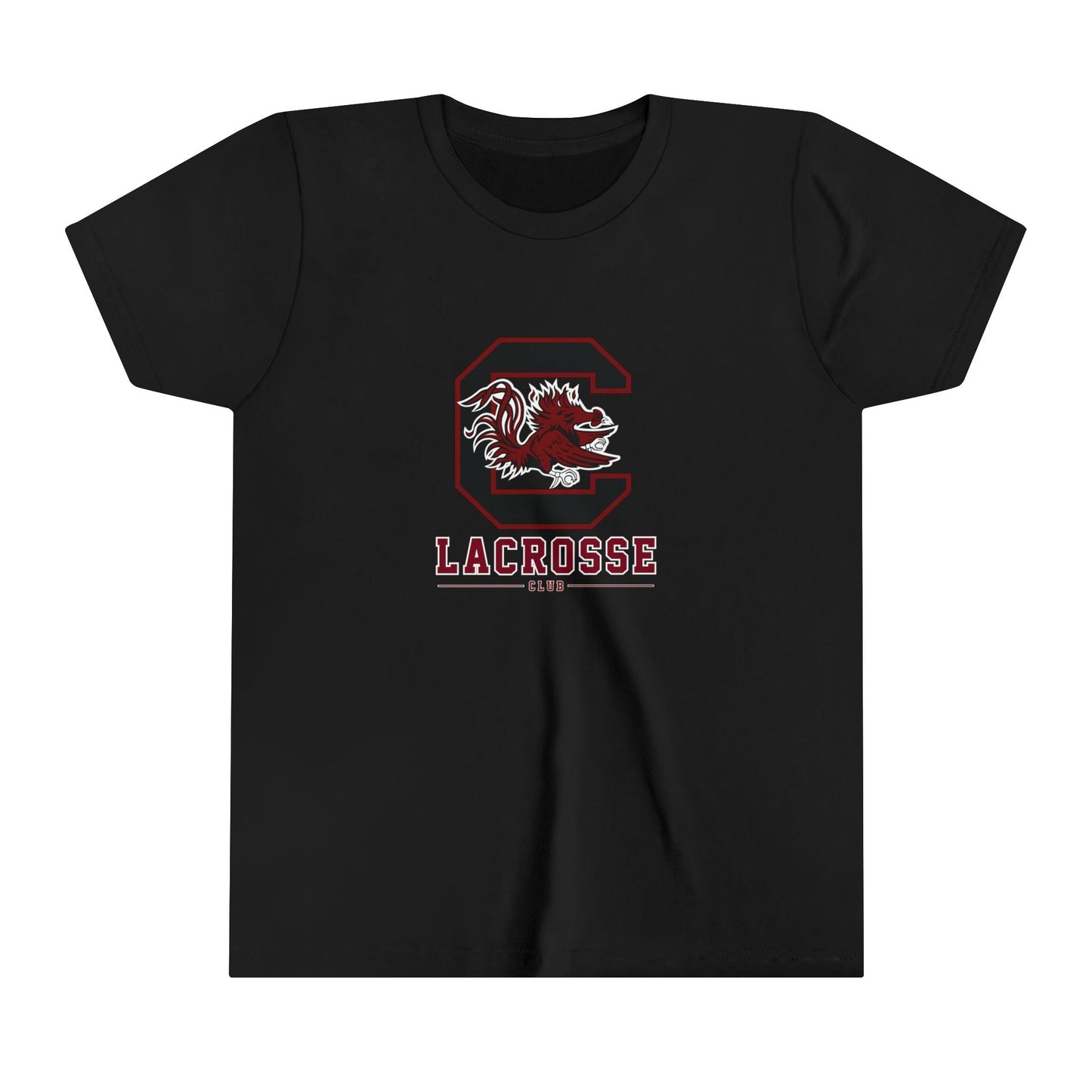 Youth Gamecocks Lacrosse Bella + Canvas Tee