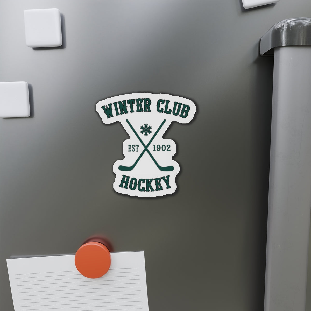 Winter Club Die-Cut Magnet