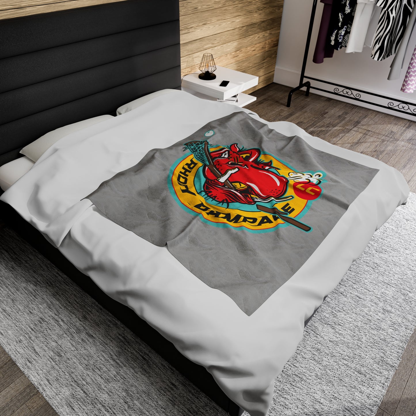 RI Rampage Velveteen Plush Blanket