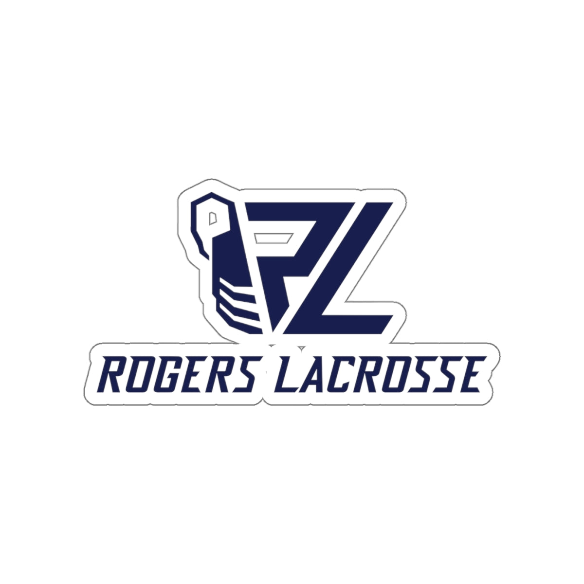 Rogers Lacrosse Die-Cut Stickers