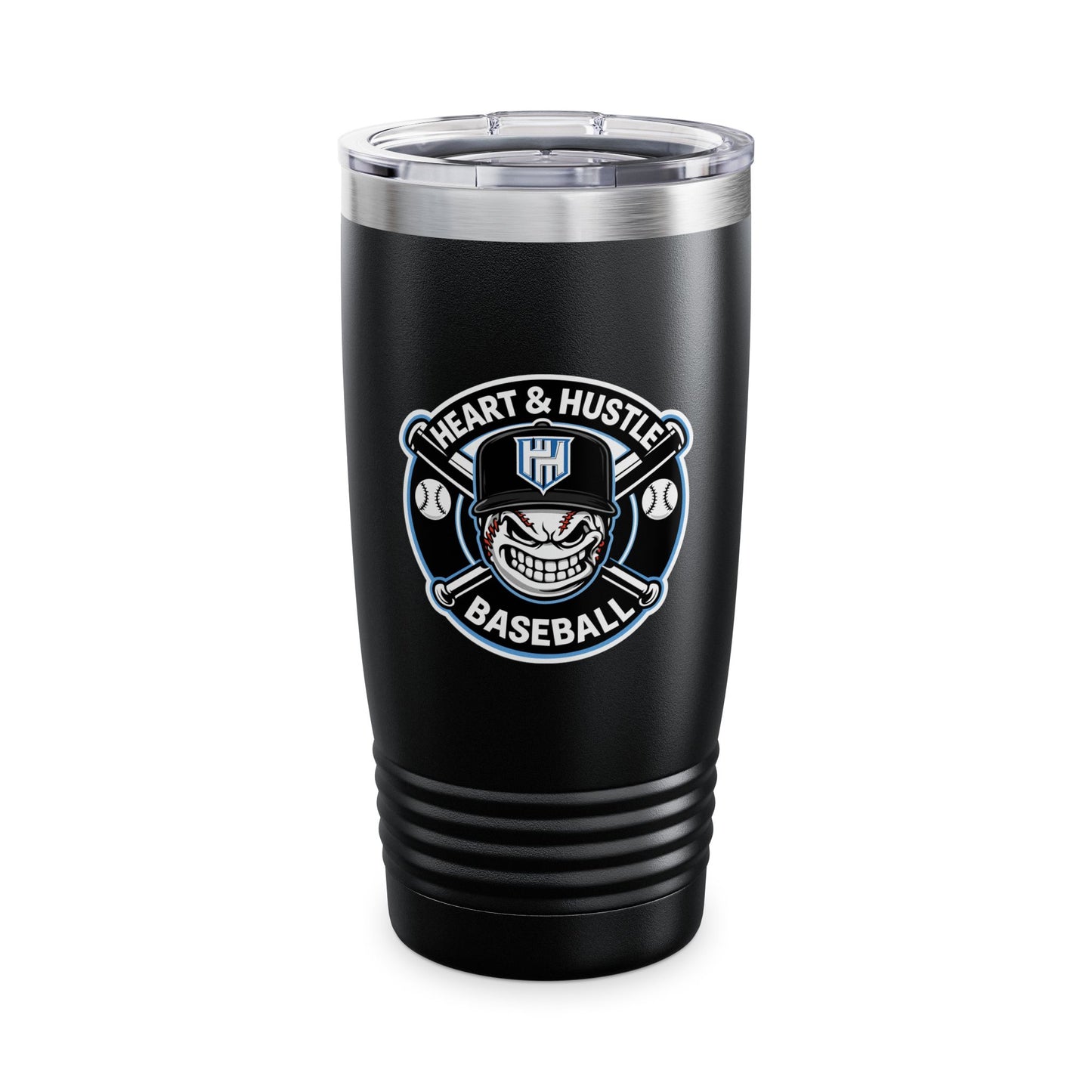 Heart and Hustle Baseball Ringneck Tumbler (20oz)
