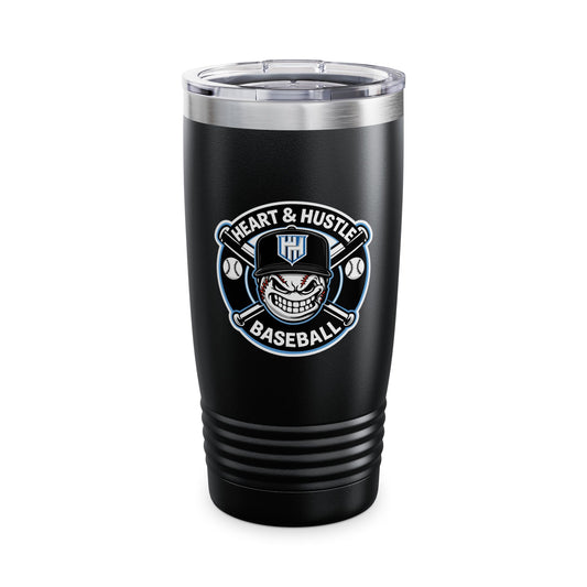 Heart and Hustle Baseball Ringneck Tumbler (20oz)