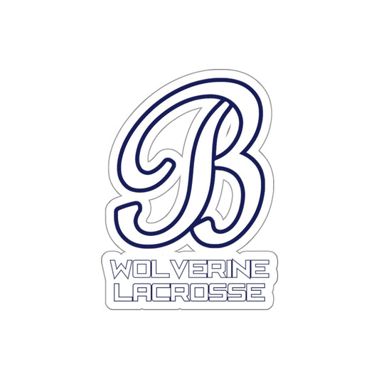Bellevue Lacrosse Die-Cut Outdoor Sticker