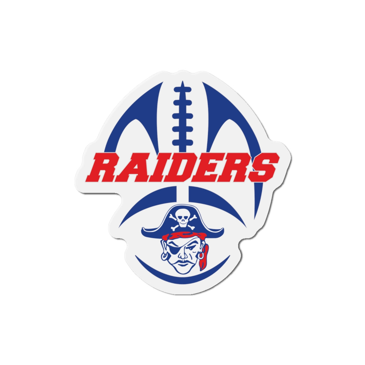 Fairport Football and Cheer Die-Cut Magnet