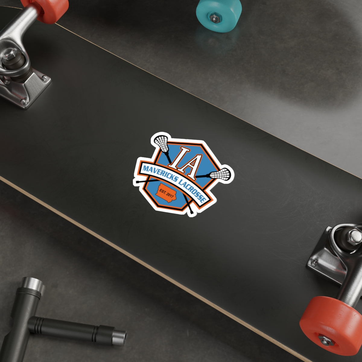 Iowa Mavericks Die Cut Stickers