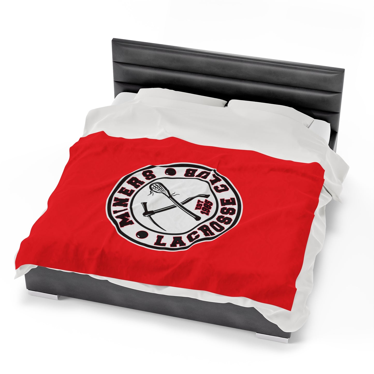 Edmonton Miners Velveteen Plush Blanket