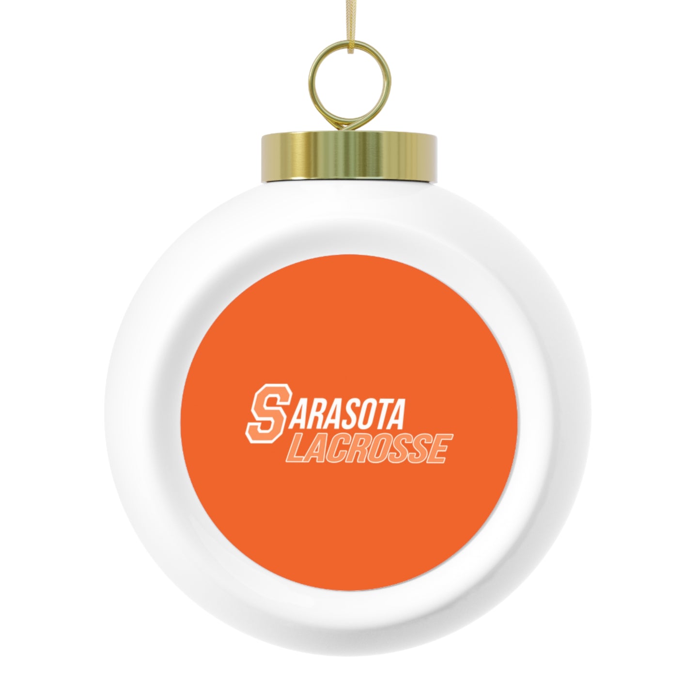 Sailors Lacrosse Christmas Ball Ornament