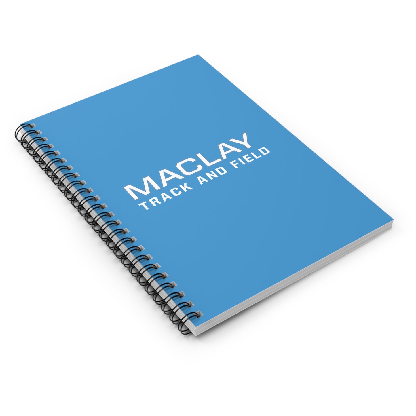 Maclay Track & Field Spiral Notebook - Ruled Line (8" x 6")