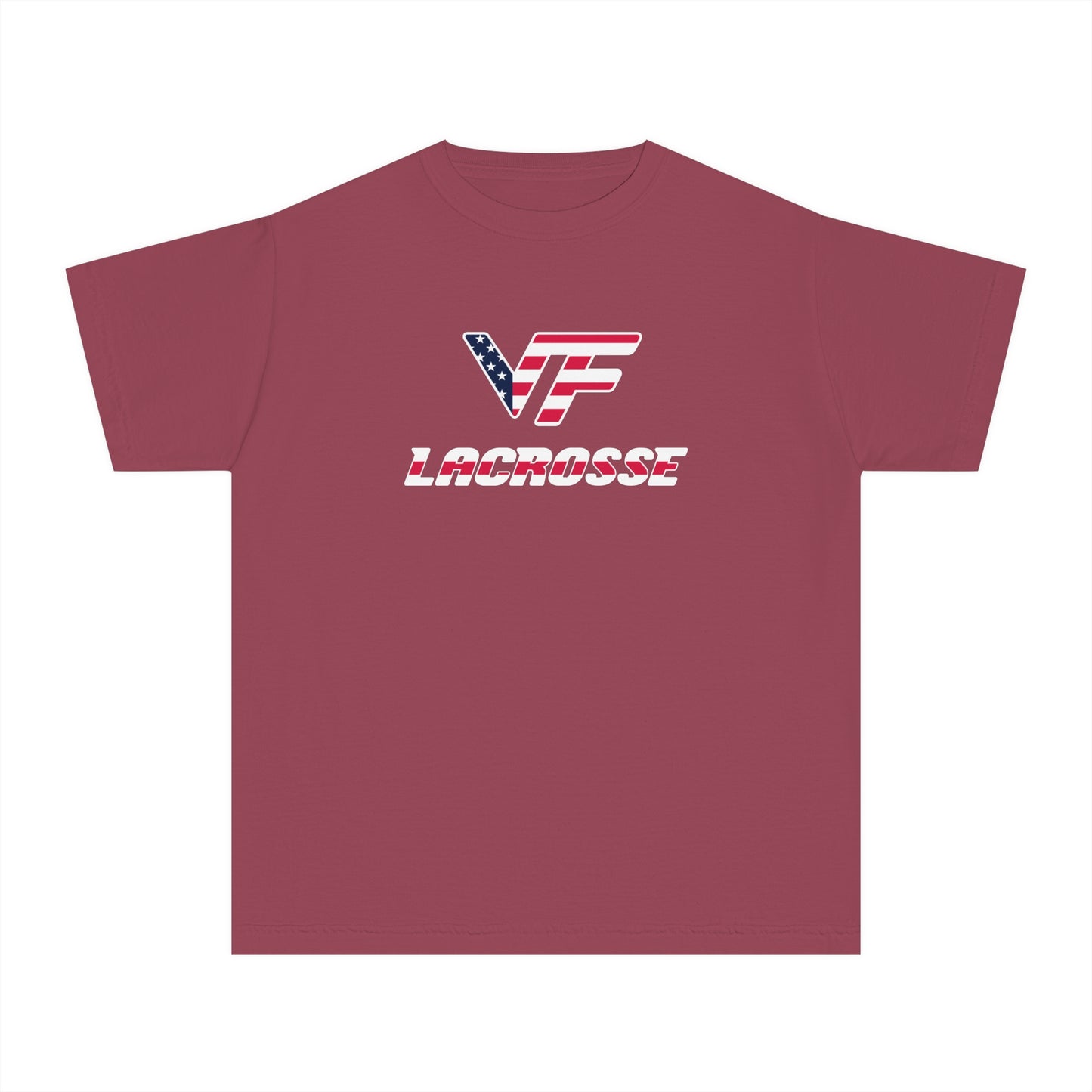 Youth Vallivue Lacrosse Garment Dyed T-Shirt