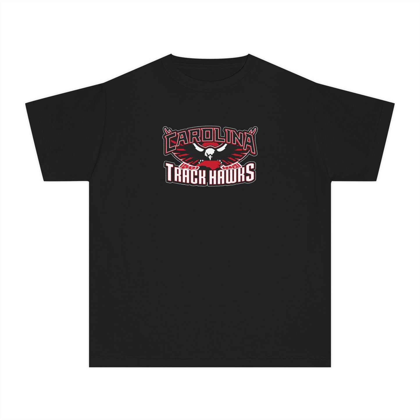 Youth Carolina Track Hawks Comfort Colors Garment Dyed T-Shirt